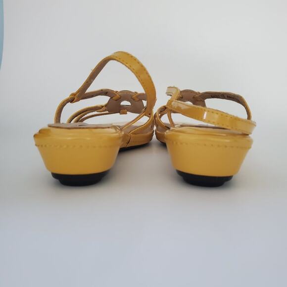 SoftWalk Slingback Strappy Wedge Sandals - Picture 7 of 9